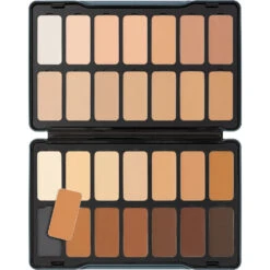 Kryolan 28 Color Digital Complexion Cream Foundation Palette