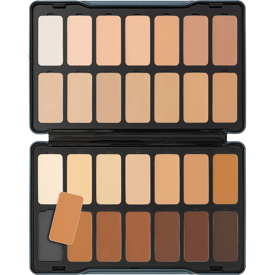Kryolan 28 Color Digital Complexion Cream Foundation Palette 1 Kryolan 28 Color Digital Complexion Cream Foundation Palette