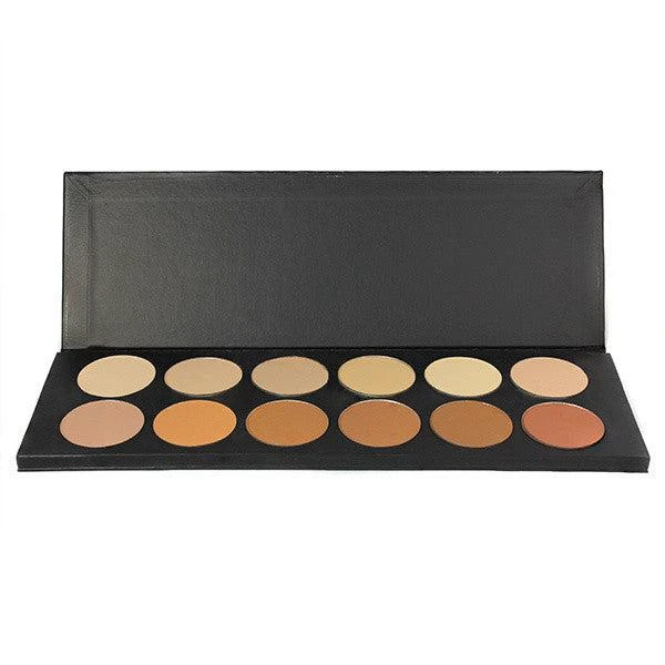 Graftobian 12 Color Dual Finish Foundation Powder Palette 1 Graftobian 12 Color Dual Finish Foundation Powder Palette