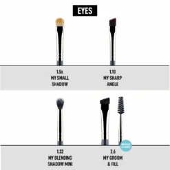 MYKITCO My Essential Brush Set -Camera Ready Cosmetics 1x1MYESSENTIALBRUSHSET EYES