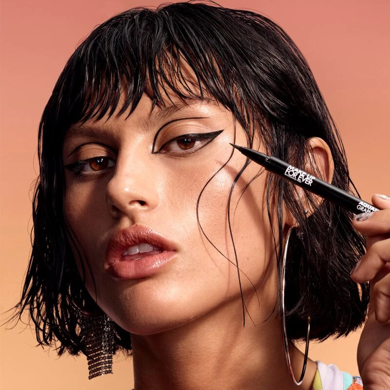 Make Up For Ever Aqua Resist Graphic Pen - Black 5 Make Up For Ever Aqua Resist Graphic Pen - Black - Image 5