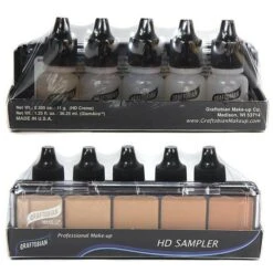 Graftobian HD Airbrush SAMPLE Packs 7 Graftobian HD Airbrush SAMPLE Packs -Camera Ready Cosmetics 4611 zoom 1436330287