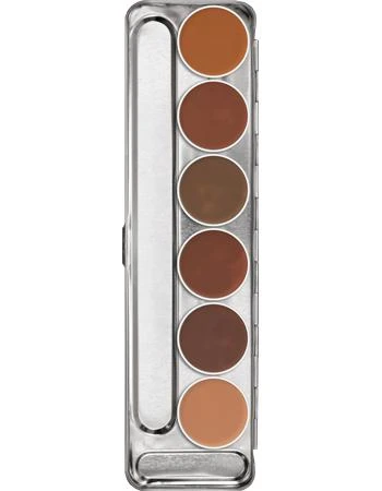 Kryolan Dermacolor Camouflage Creme Palette 6 Colors 2 Kryolan Dermacolor Camouflage Creme Palette 6 Colors - Image 2