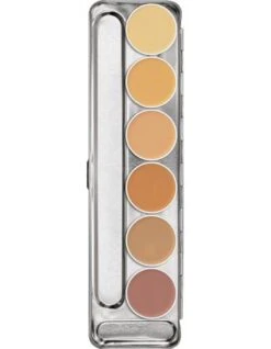 Kryolan Dermacolor Camouflage Creme Palette 6 Colors 9 Kryolan Dermacolor Camouflage Creme Palette 6 Colors -Camera Ready Cosmetics 71007 00 prod H