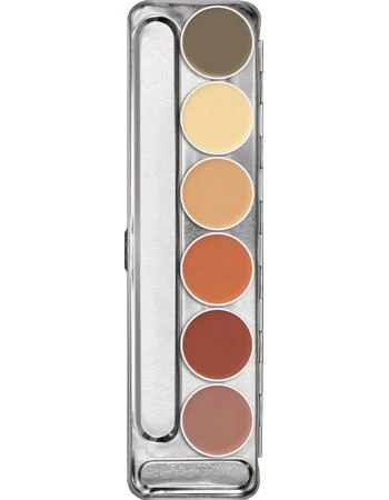 Kryolan Dermacolor Camouflage Creme Palette 6 Colors 6 Kryolan Dermacolor Camouflage Creme Palette 6 Colors - Image 6