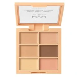 NYX Conceal, Correct, Contour Palette 12 NYX Conceal, Correct, Contour Palette -Camera Ready Cosmetics 800897831479 concealcorrectcontourpalette light main