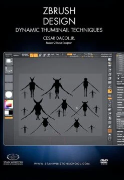 Stan Winston Studio Zbrush Design - Dynamic Thumbnail Techniques (DVD)