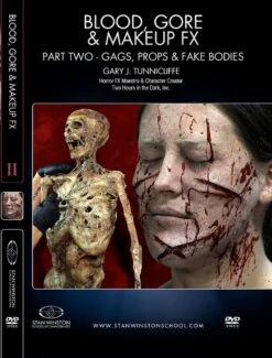 Stan Winston Studio Blood, Gore & Makeup FX (DVD) -Camera Ready Cosmetics 858385005109 Blood Gore Makeup FX Front