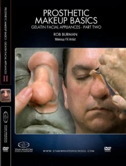 Stan Winston Studio Prosthetic Makeup Basics - Gelatin Facial Appliances (DVD) -Camera Ready Cosmetics 858385005161 Prosthetic Makeup Basics Pt2 Front 1