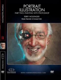 Stan Winston Studio Portrait Illustration (DVD) -Camera Ready Cosmetics 858385005185 Portrait Illustration Pt2 Front