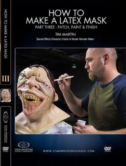 Stan Winston Studio How To Make A Latex Rubber Mask (DVD) 10 Stan Winston Studio How To Make A Latex Rubber Mask (DVD) -Camera Ready Cosmetics 858385005284 How to Make a Latex Mask Pt3 Front