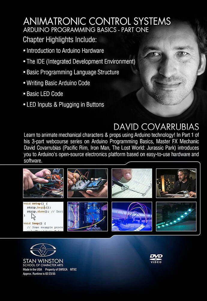 Stan Winston Studio Animatronic Control Systems - Arduino Programming Basics (DVD) 2 Stan Winston Studio Animatronic Control Systems - Arduino Programming Basics (DVD) - Image 2