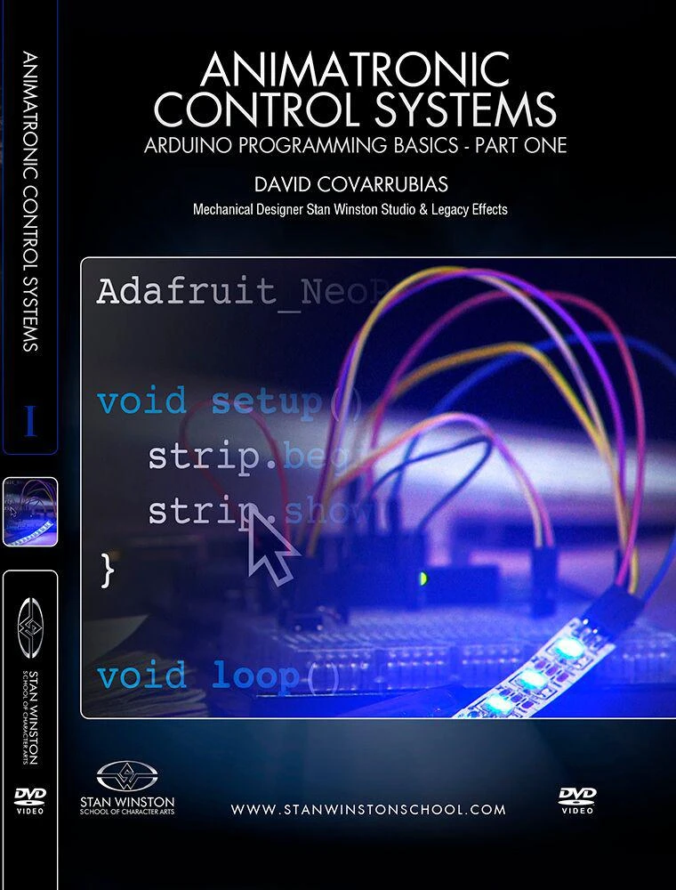 Stan Winston Studio Animatronic Control Systems - Arduino Programming Basics (DVD) 1 Stan Winston Studio Animatronic Control Systems - Arduino Programming Basics (DVD)