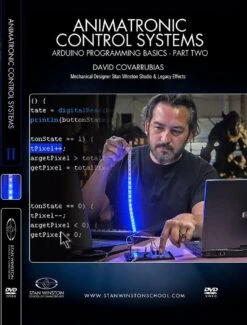 Stan Winston Studio Animatronic Control Systems - Arduino Programming Basics (DVD) 8 Stan Winston Studio Animatronic Control Systems - Arduino Programming Basics (DVD) -Camera Ready Cosmetics 858385005338 Animatronic Control Systems Pt2 Front