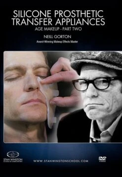 Stan Winston Studio Silicone Prosthetic Transfer Appliances Age Makeup (DVD) -Camera Ready Cosmetics 858385005475 Silicone Prosthetic Transfer Appliances Pt2 Front