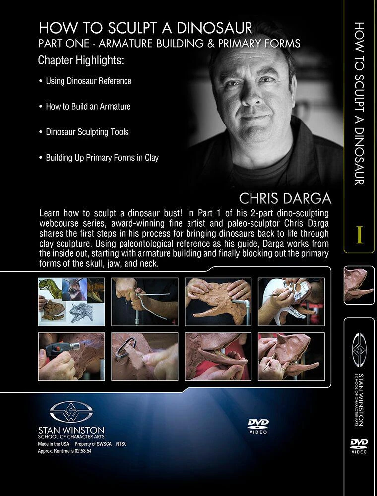 Stan Winston Studio How To Sculpt A Dinosaur (DVD) 2 Stan Winston Studio How To Sculpt A Dinosaur (DVD) - Image 2