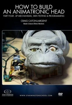 Stan Winston Studio How To Build An Animatronic Head (DVD) -Camera Ready Cosmetics 858385005666 How To Build An Animatronic Head Pt4 Front
