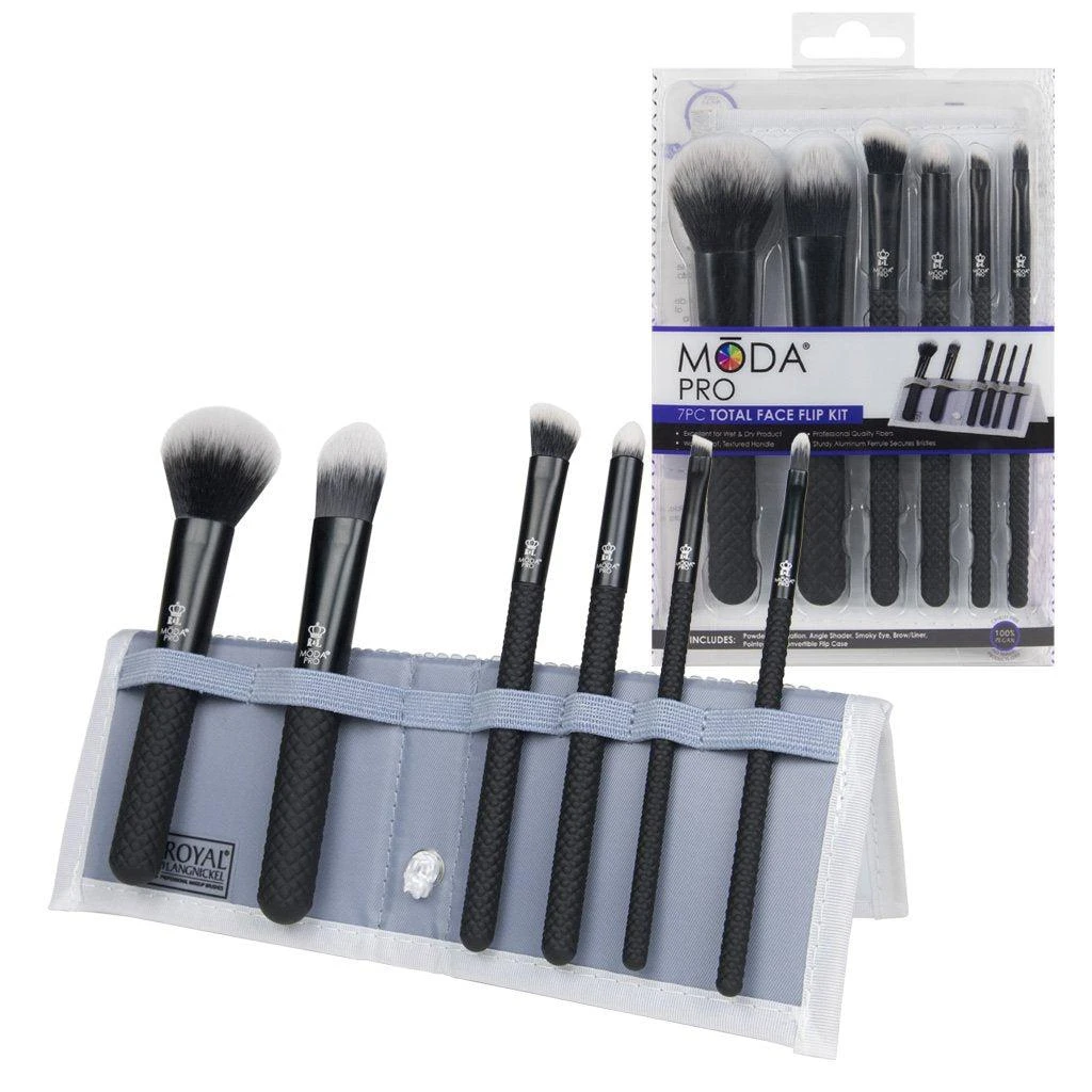 Royal And Langnickel MODA Pro 7pc Total Face Flip Kit 1 Royal And Langnickel MODA Pro 7pc Total Face Flip Kit