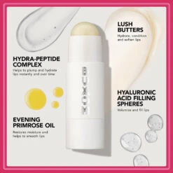 Buxom Power-Full Plump + Repair Lip Butter 8 Buxom Power-Full Plump + Repair Lip Butter -Camera Ready Cosmetics BX SP24 PFPRLB ingredient infographic 3000x3000 R150