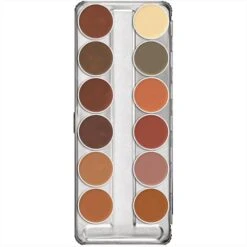 Kryolan Dermacolor Camouflage Creme Palette 12 Colors - (B)