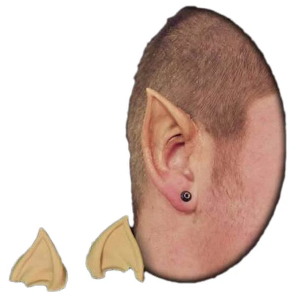 Stage Frights Foam Latex Pointed Ear Tips 1 Stage Frights Foam Latex Pointed Ear Tips