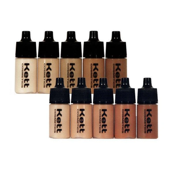 Kett Hydro Foundation Trial Pack (5 Count Of 6ml Bottles) 1 Kett Hydro Foundation Trial Pack (5 Count Of 6ml Bottles)