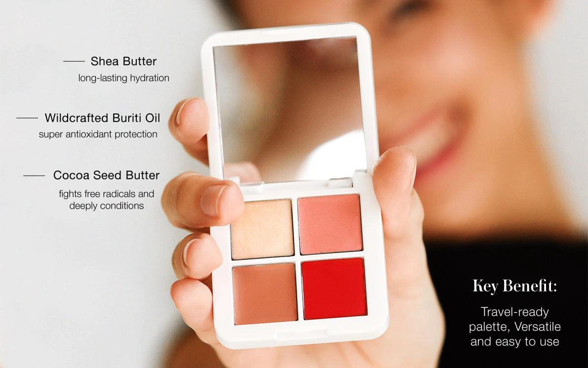 RMS Beauty Lip2Cheek Glow Quad Mini 3 RMS Beauty Lip2Cheek Glow Quad Mini - Image 3