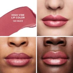 Laura Mercier High Vibe Lip Color -Camera Ready Cosmetics LM SP23 HVLC Macro Buzz 2000x2000 R300