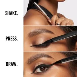 Danessa Myricks Beauty Linework Fluid Paint Brush Liner 13 Danessa Myricks Beauty Linework Fluid Paint Brush Liner -Camera Ready Cosmetics LNWK Onyx EDU 07