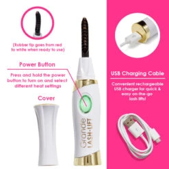 Grande Cosmetics GrandeLASH-LIFT Heated Lash Curler 12 Grande Cosmetics GrandeLASH-LIFT Heated Lash Curler -Camera Ready Cosmetics LashLiftTest 02 800x 1