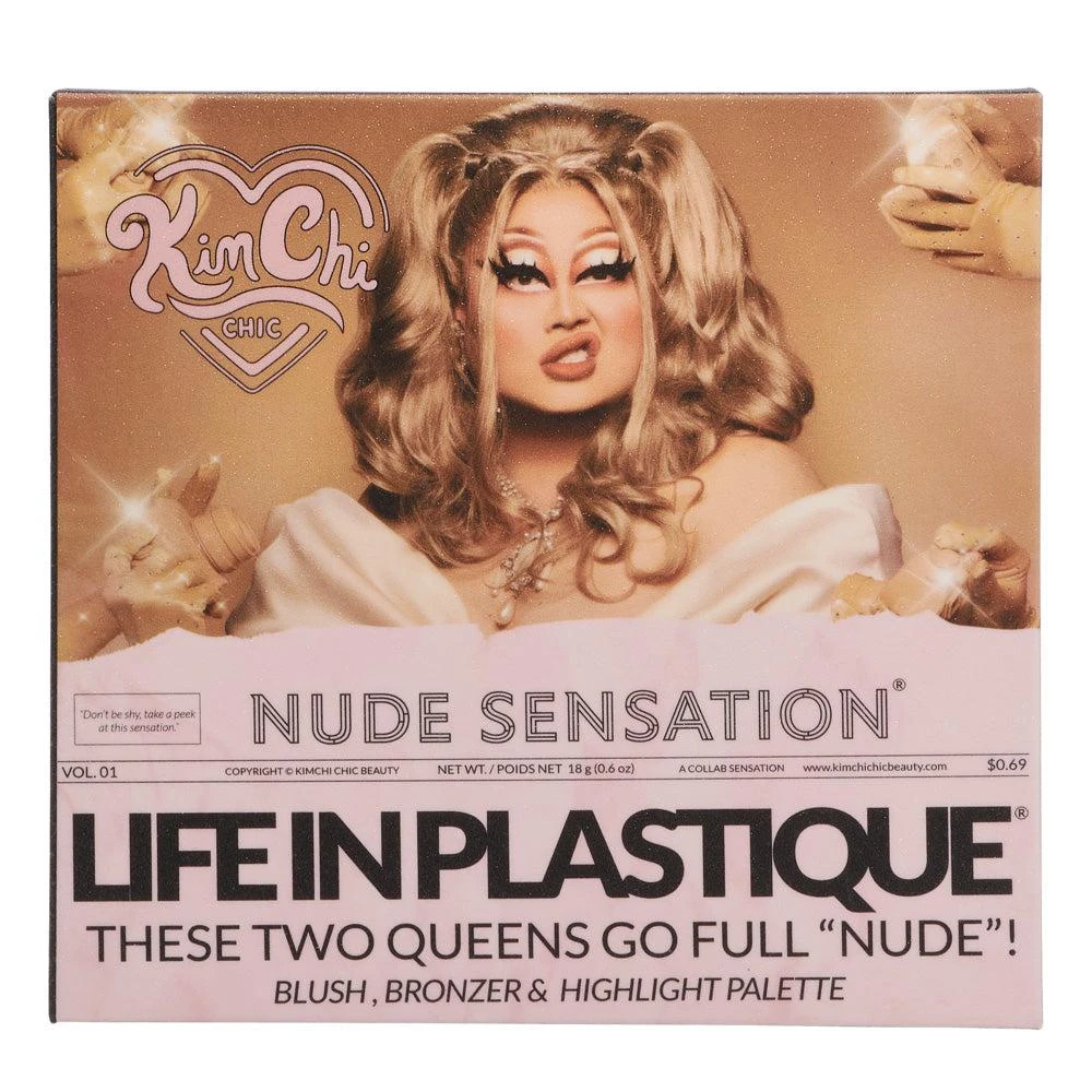 KimChi Chic Beauty Nude Sensation: Life In Plastique Blush, Bronzer & Highlighter Palette 6 KimChi Chic Beauty Nude Sensation: Life In Plastique Blush, Bronzer & Highlighter Palette - Image 6