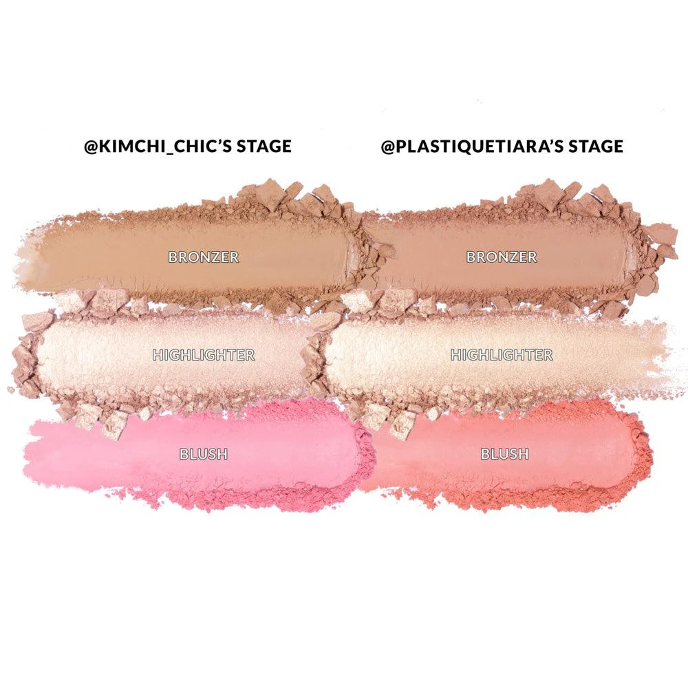 KimChi Chic Beauty Nude Sensation: Life In Plastique Blush, Bronzer & Highlighter Palette 3 KimChi Chic Beauty Nude Sensation: Life In Plastique Blush, Bronzer & Highlighter Palette - Image 3