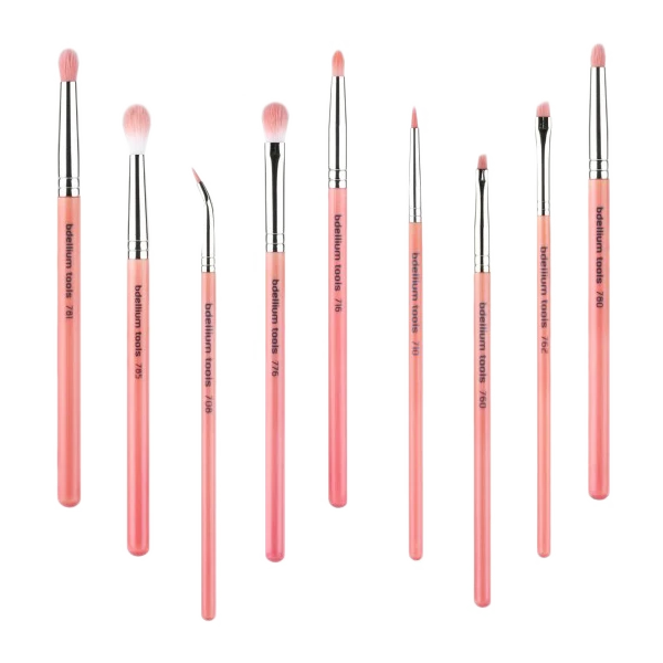 Bdellium Tools Pink Bambu Brushes For Eyes 1 Bdellium Tools Pink Bambu Brushes For Eyes