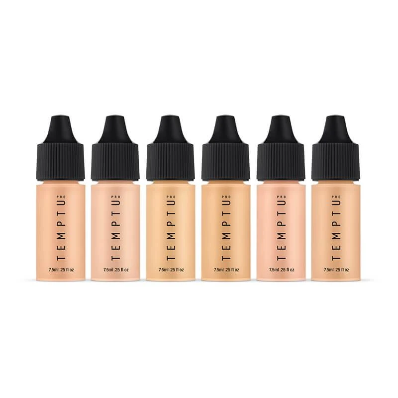 Temptu Perfect Canvas Hydra Lock Airbrush Foundation 6-pack Light/Medium 1 Temptu Perfect Canvas Hydra Lock Airbrush Foundation 6-pack Light/Medium