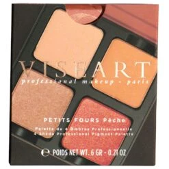 Viseart Petits Fours Pêche Eyeshadow Palette -Camera Ready Cosmetics PetitsFours Peche Sleeve 4.27