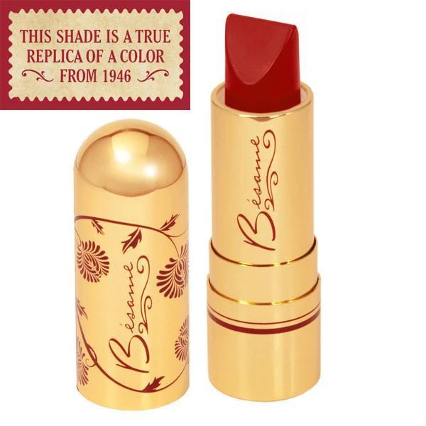 Besame Cosmetics 1946 - Red Velvet Lipstick 1 Besame Cosmetics 1946 - Red Velvet Lipstick