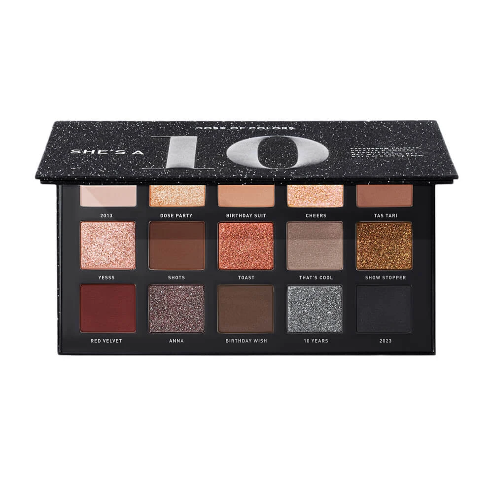 Dose Of Colors She's A 10 Eyeshadow Palette 1 Dose Of Colors She's A 10 Eyeshadow Palette