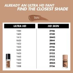 Make Up For Ever HD Skin Foundation 30ml 30 Make Up For Ever HD Skin Foundation 30ml -Camera Ready Cosmetics US 3548752185356 I000075140 HD SKIN FOUNDATION 22 30ML 3Y40 Face 9