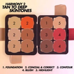 Make Up For Ever HD Skin All In One Palette -Camera Ready Cosmetics US 3548752189095 I000012001 HD SKIN ALL IN ONE PALETTE 22 H2 26 5G Face 5