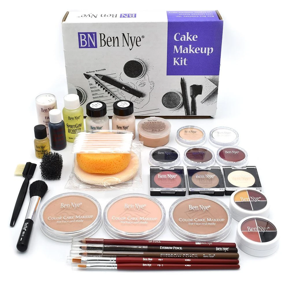 Ben Nye Theatrical Cake Kit 1 Ben Nye Theatrical Cake Kit