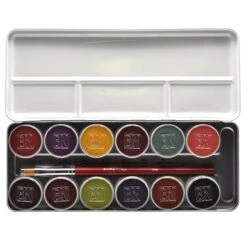 Ben Nye MagiCake Aqua Paint Palettes -Camera Ready Cosmetics ben nye magicake aqua paints fx palette
