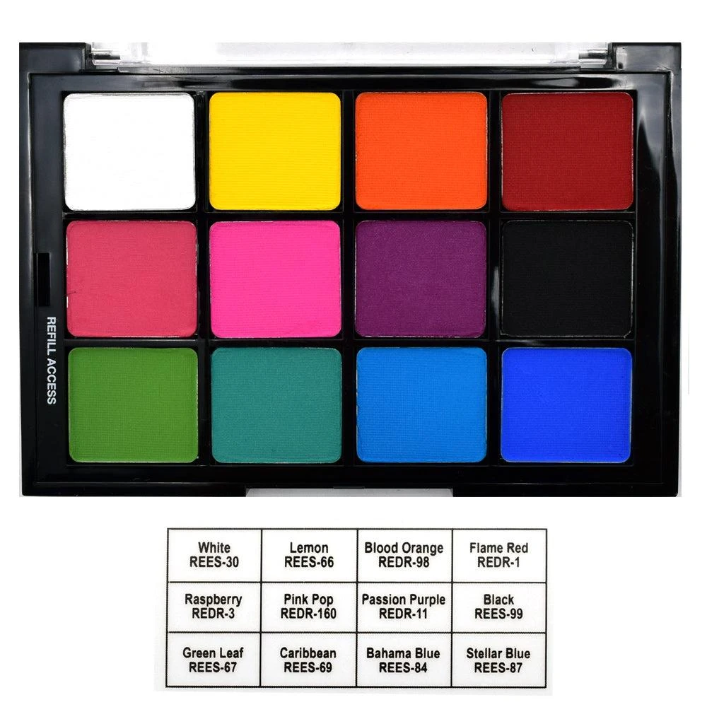 Ben Nye Studio Color Eye & Cheek Rainbow (STP-80) 2 Ben Nye Studio Color Eye & Cheek Rainbow (STP-80) - Image 2