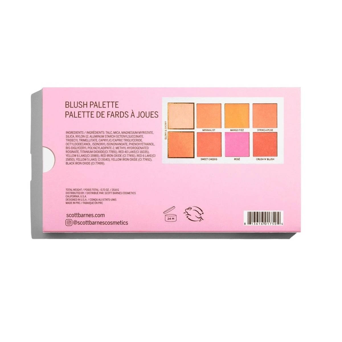 Scott Barnes Chic Cheek N°1 Blush Palette 4 Scott Barnes Chic Cheek N°1 Blush Palette - Image 4