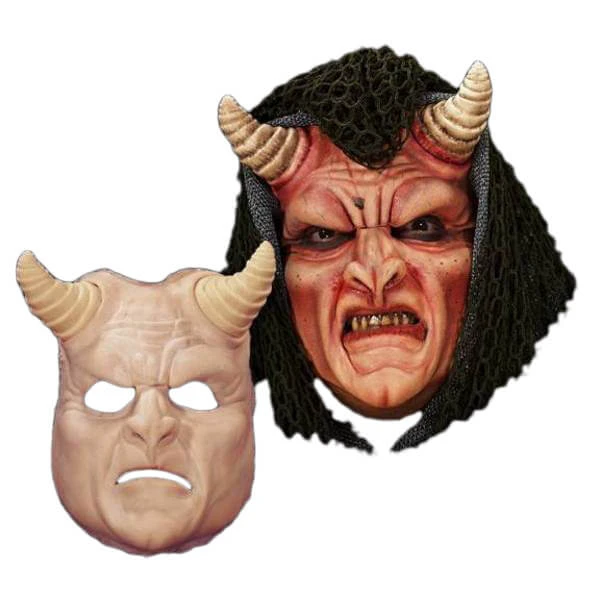 Stage Frights Foam Latex Prosthetic Demon Mask 1 Stage Frights Foam Latex Prosthetic Demon Mask