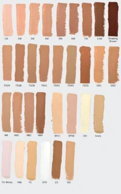 Kryolan TV Paint Stick -Camera Ready Cosmetics kryolan tv paint stick swatches camera ready cosmetics