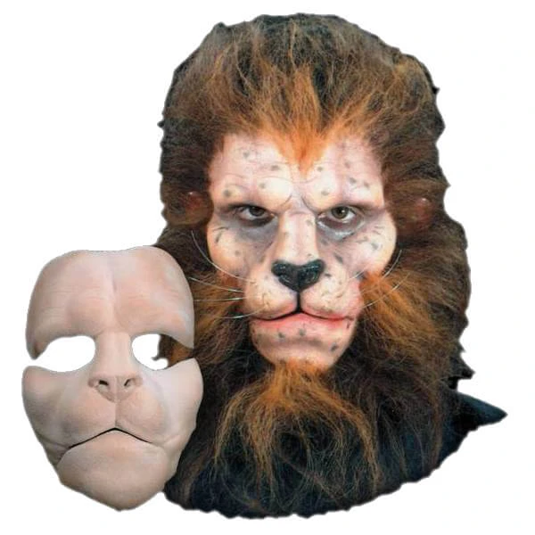 Stage Frights Foam Latex Prosthetic Lion Mask 1 Stage Frights Foam Latex Prosthetic Lion Mask