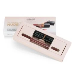 Inglot Makeup Set For Lips - Nude Kiss