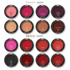 Mehron L.I.P. Cream - Sweet & Spicy Palettes 11 Mehron L.I.P. Cream - Sweet & Spicy Palettes -Camera Ready Cosmetics mehron 108 Swatches 8f106346 96f6 45d5 b462 95e49e1ce00d