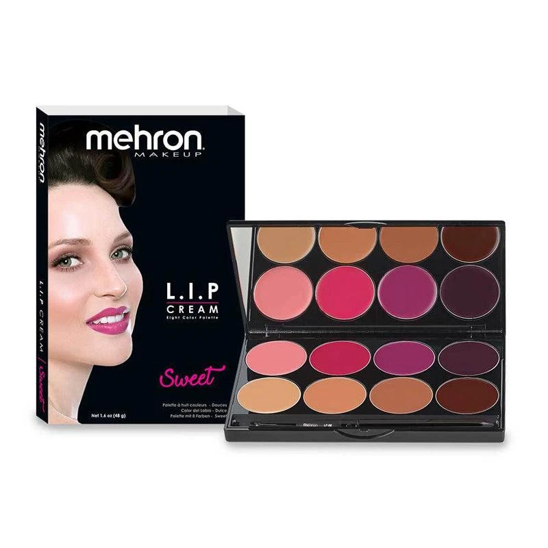 Mehron L.I.P. Cream - Sweet & Spicy Palettes 2 Mehron L.I.P. Cream - Sweet & Spicy Palettes - Image 2