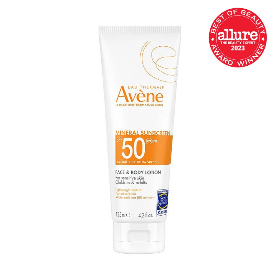 Avène Mineral Sunscreen Face & Body Lotion SPF 50 1 Avène Mineral Sunscreen Face & Body Lotion SPF 50